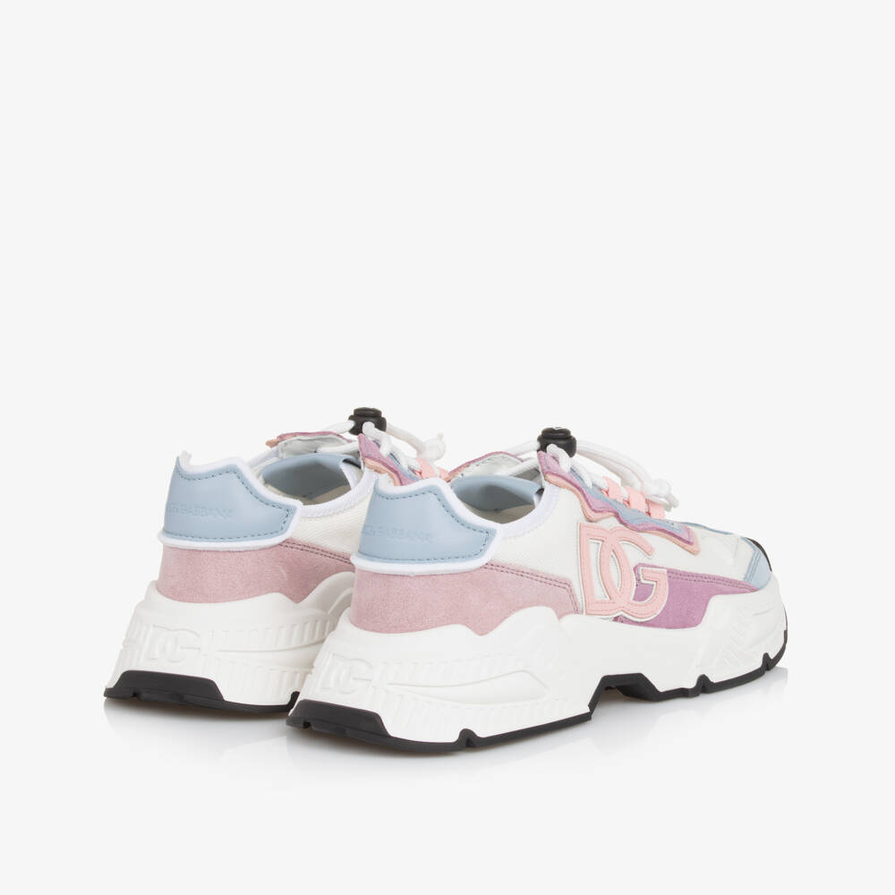 Dolce & Gabbana-Girls' Pastel Comfort Active Trainers | Childrensalon Outlet