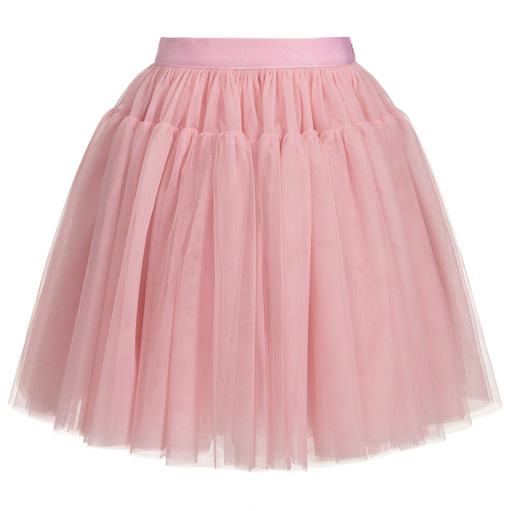 Dolce & Gabbana - Girls Pink Tulle Tutu Skirt  | Childrensalon