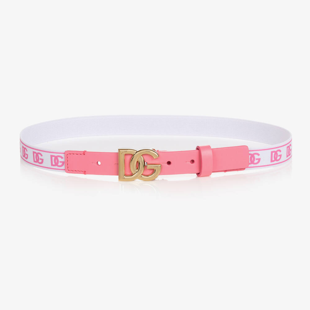 ベルト DOLCE & GABBANA Logo belt Pink 14351638_20622397_600.jpg