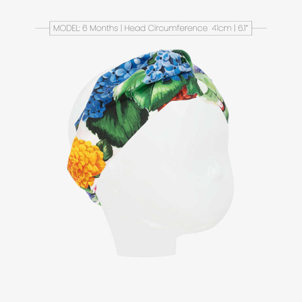 Dolce & Gabbana-Girls Pristine Bloom Hairband | Childrensalon Outlet