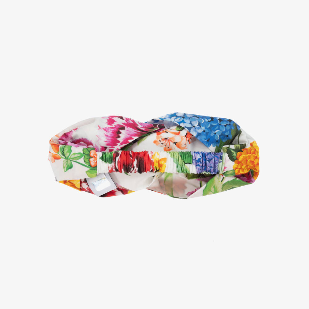 Dolce & Gabbana-Girls Pristine Bloom Hairband | Childrensalon Outlet