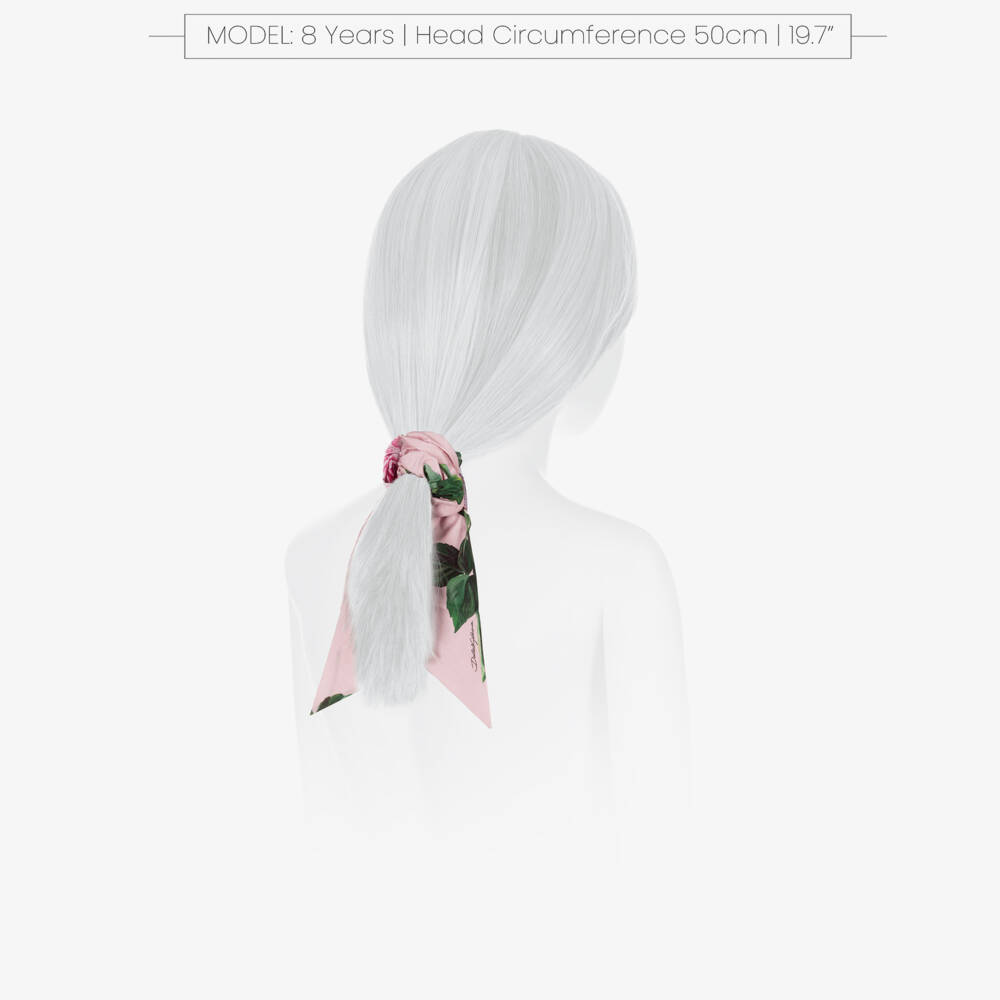 Dolce & Gabbana-Girls Rosy Pink Hair Tie | Childrensalon Outlet