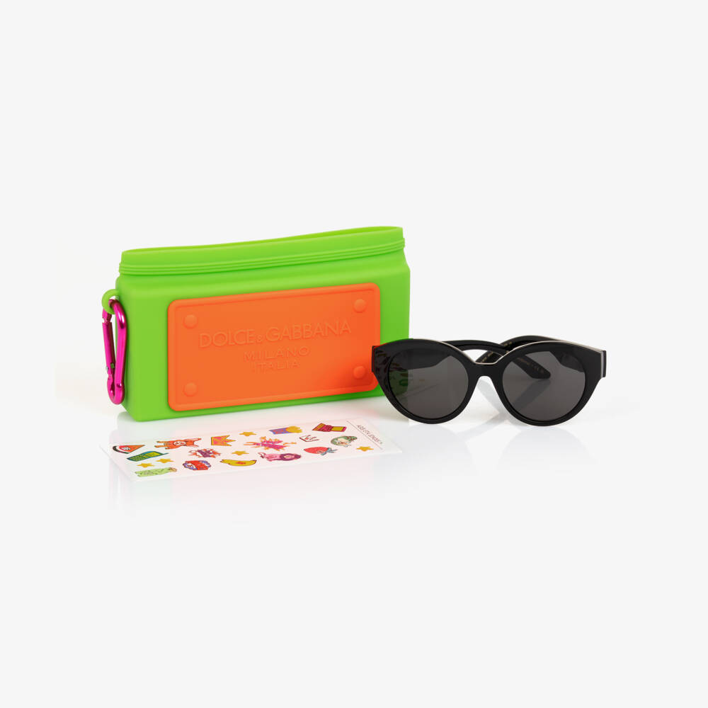 Dolce & Gabbana-Girls Sleek Tinted Circle Shades | Childrensalon Outlet