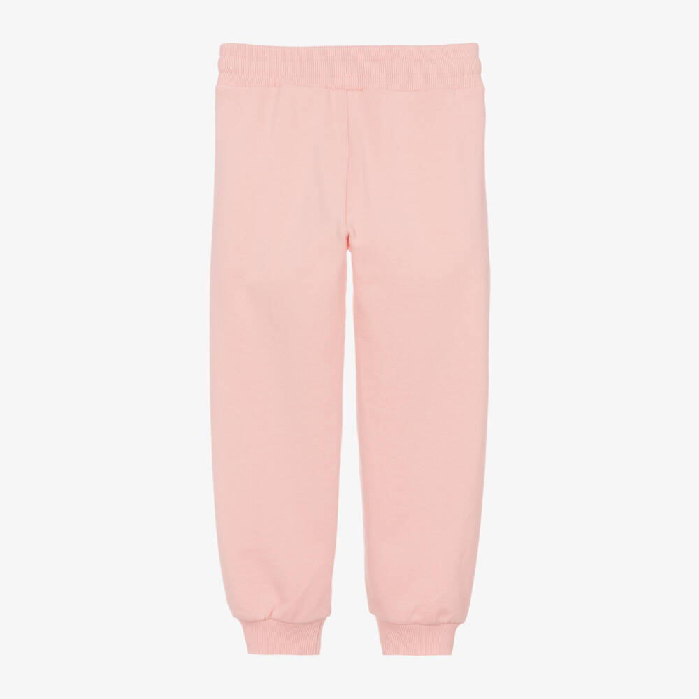 Dolce & Gabbana-Girls Soft Pink Cotton Trousers | Childrensalon Outlet