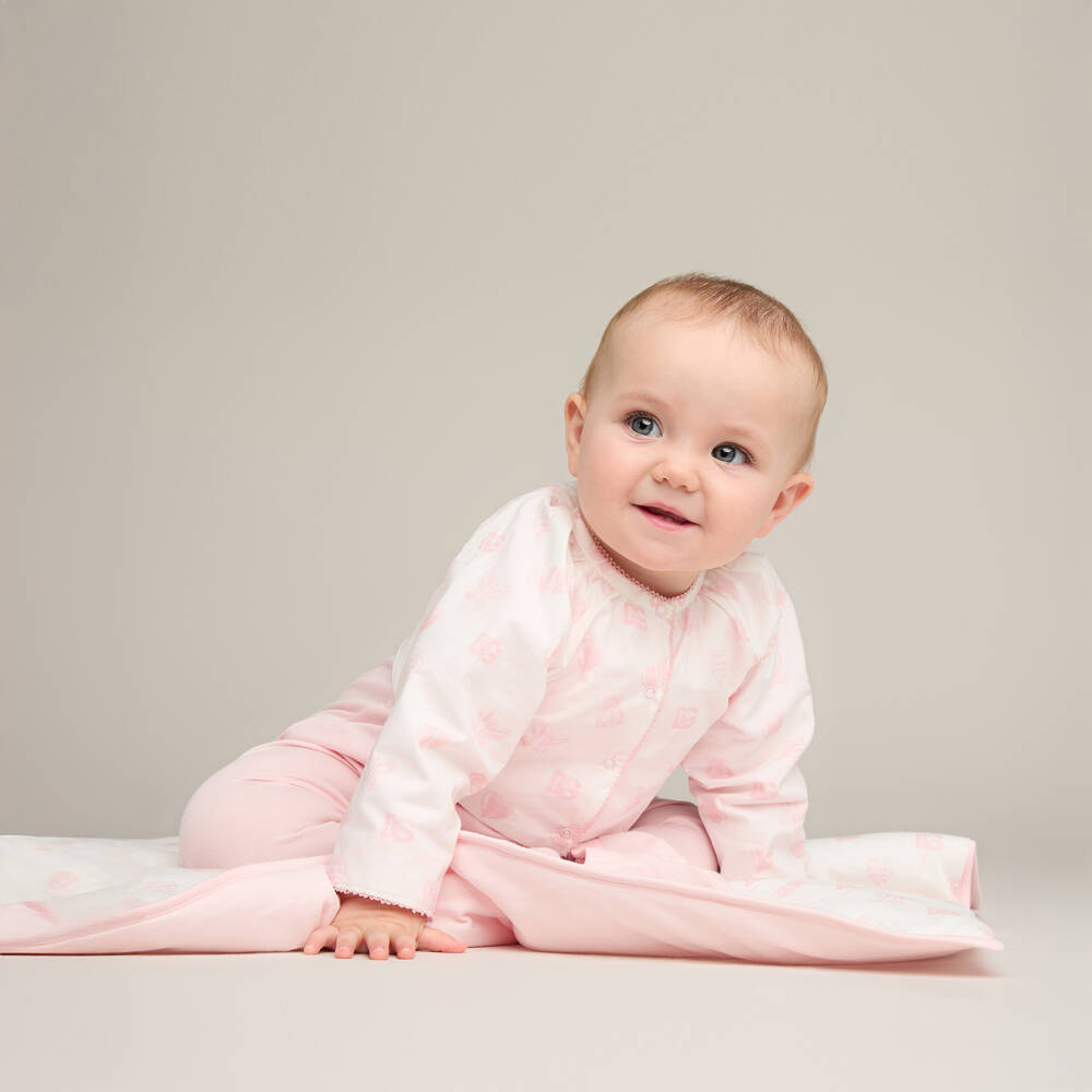 Dolce & Gabbana-Girls Soft Pink Teddy Blanket | Childrensalon Outlet
