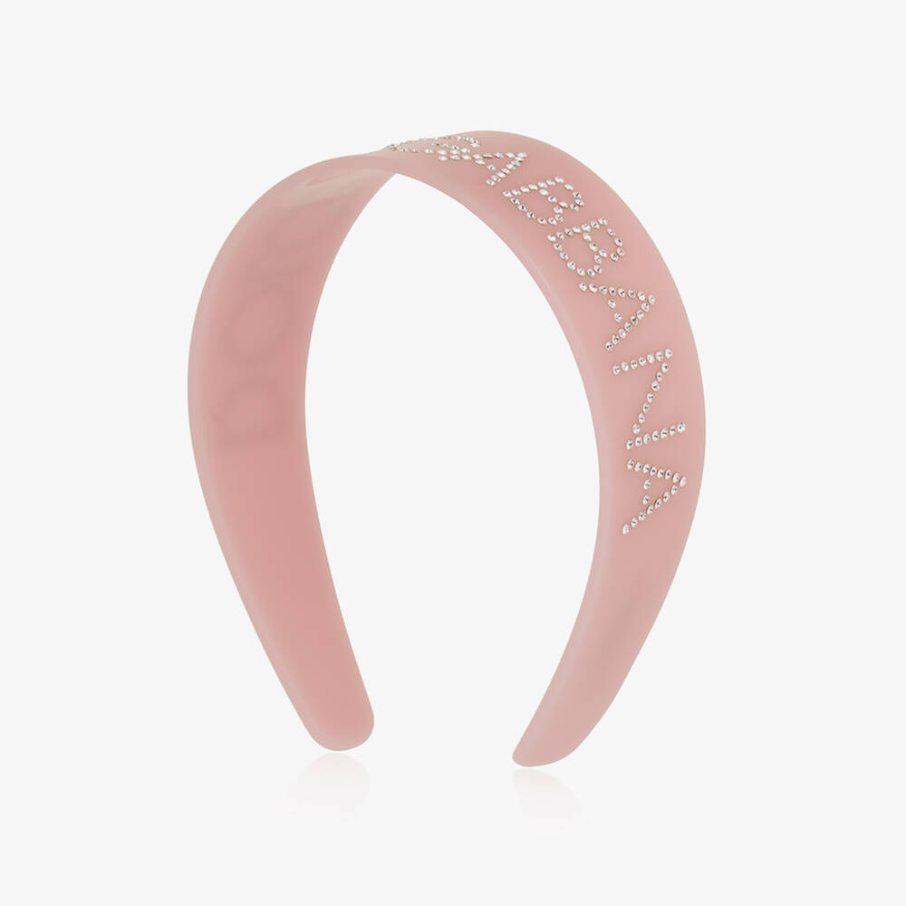 Dolce & Gabbana-Girls Sparkling Pink Gem Band | Childrensalon Outlet
