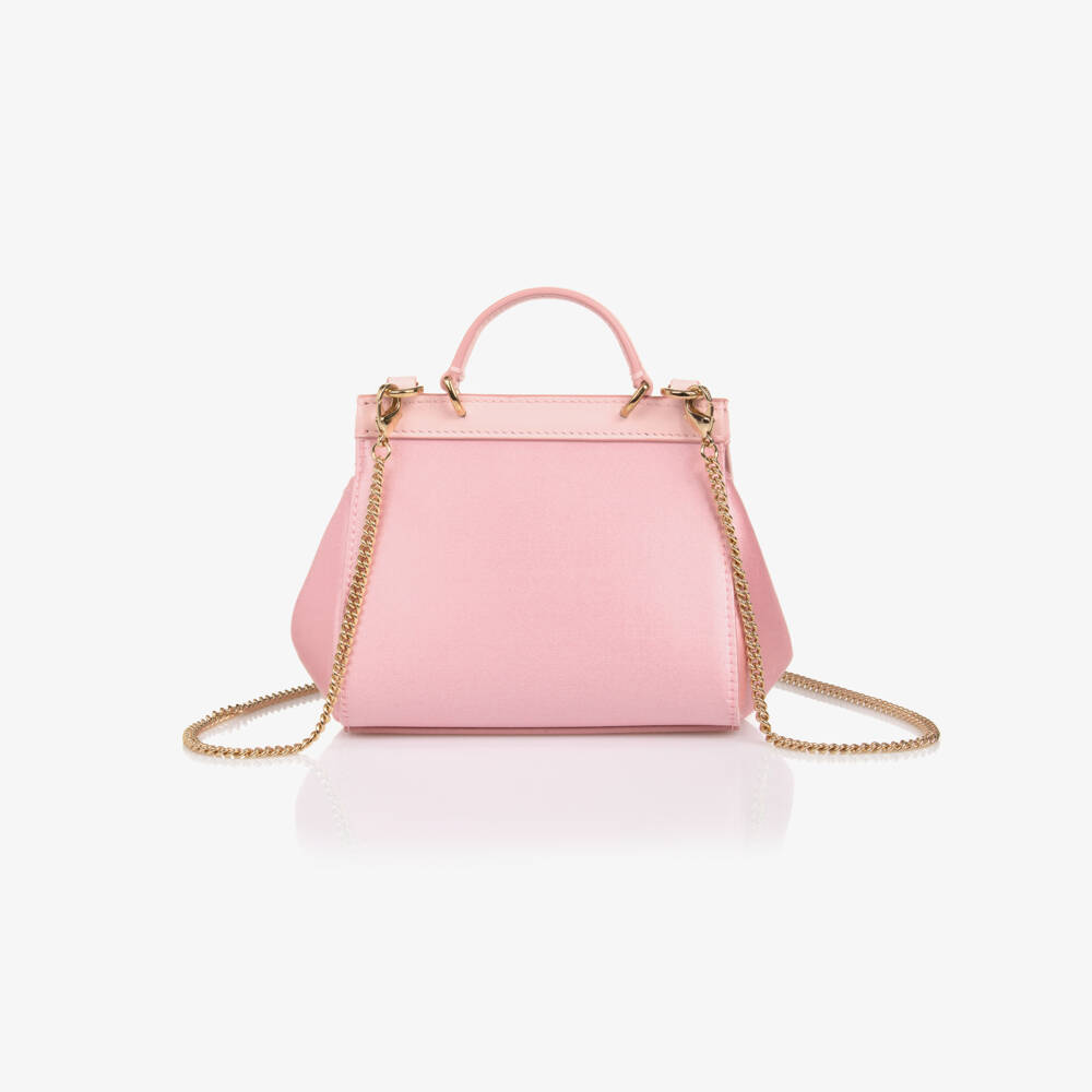 Dolce & Gabbana-Girls Sparkling Pink Sicily Purse | Childrensalon Outlet