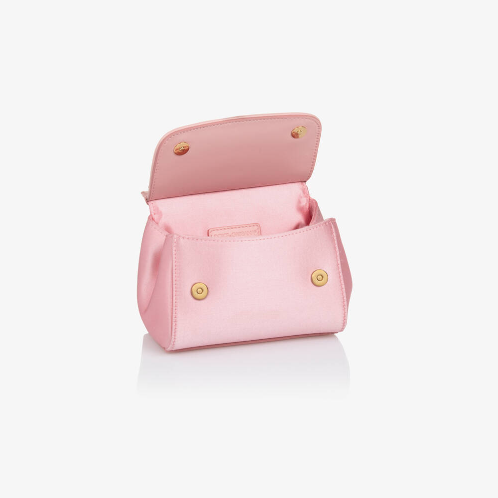 Dolce & Gabbana-Girls Sparkling Pink Sicily Purse | Childrensalon Outlet