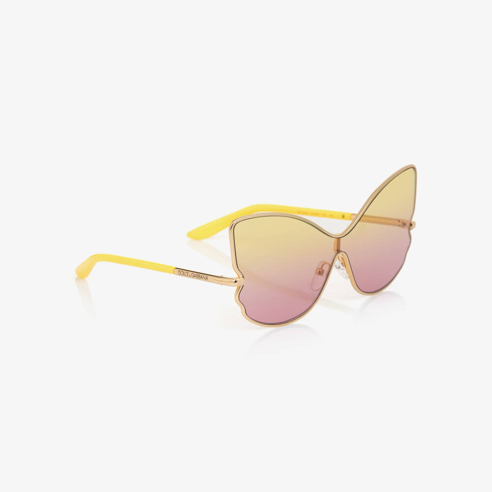 Dolce & Gabbana-Girls Sunshine Butterfly Eyewear Delight | Childrensalon Outlet