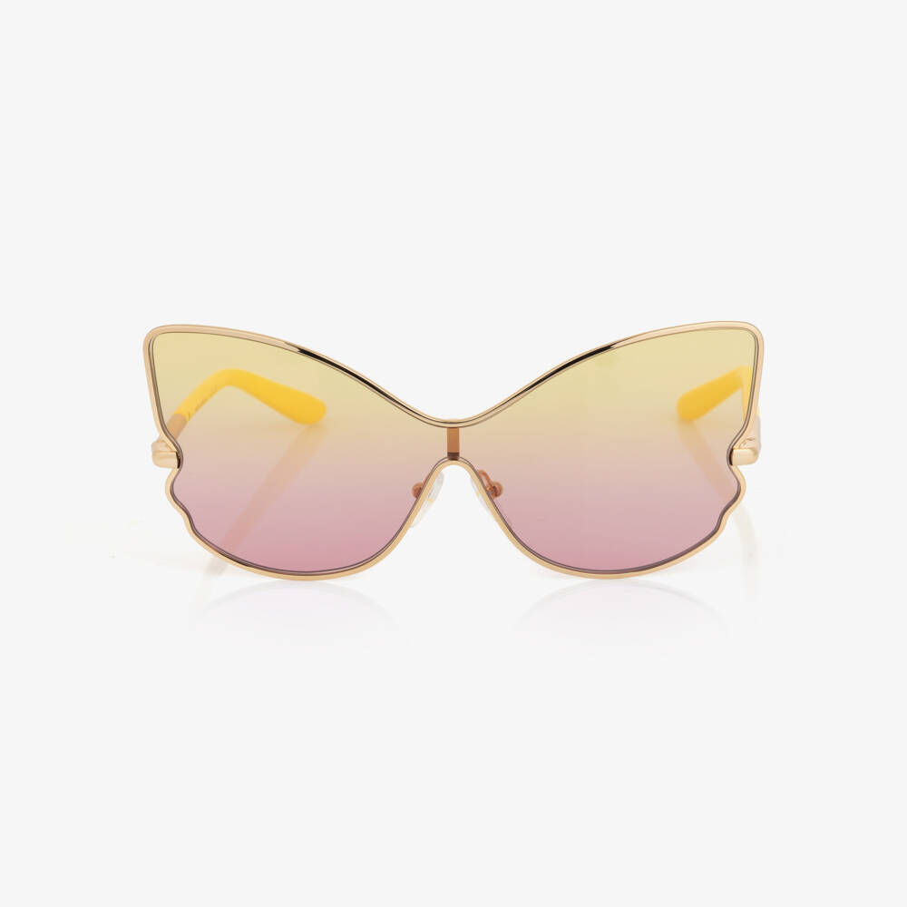 Dolce & Gabbana-Girls Sunshine Butterfly Eyewear Delight | Childrensalon Outlet