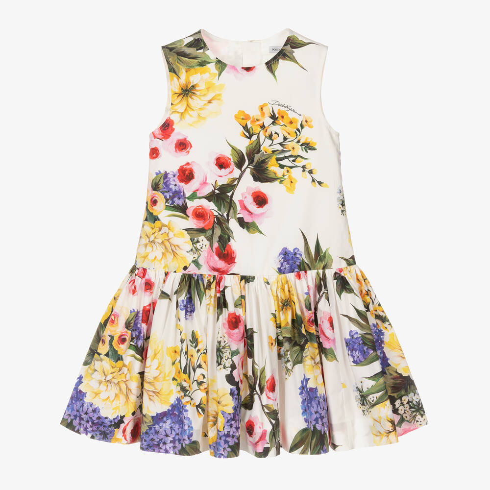 Floral dress dolce and gabbana hot sale