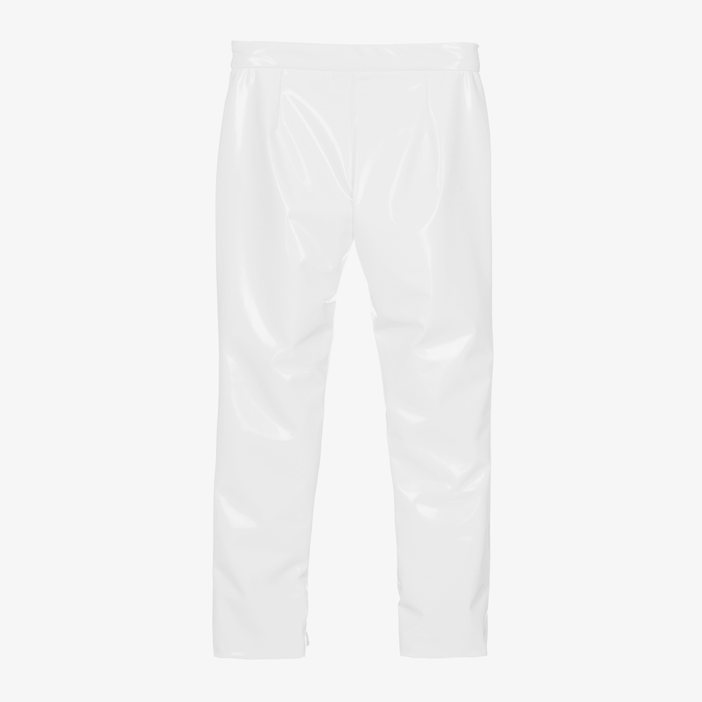 دولتشي آند غابانا-ليغنغز لون أبيض للبنات | Childrensalon Outlet