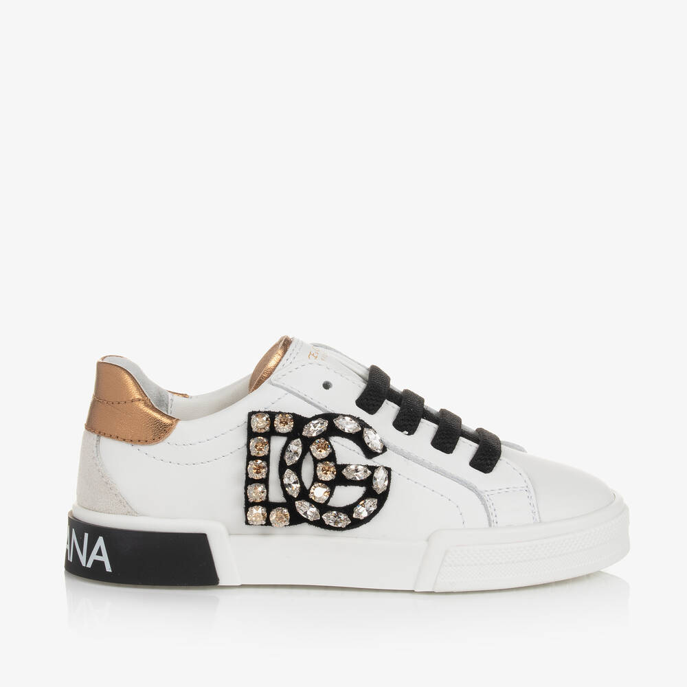 Girls sales diamante trainers