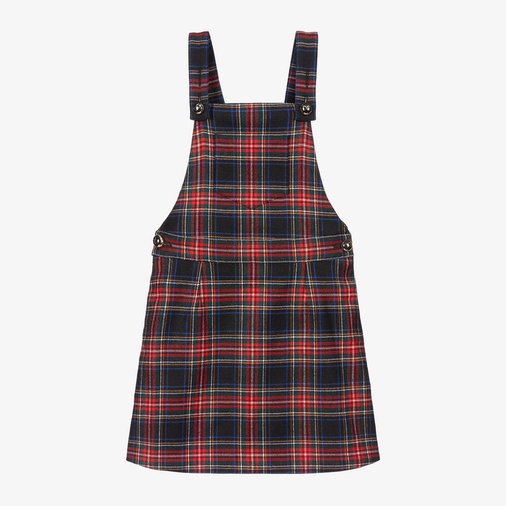 Dolce & Gabbana - Girls Wool Pinafore Dress | Childrensalon