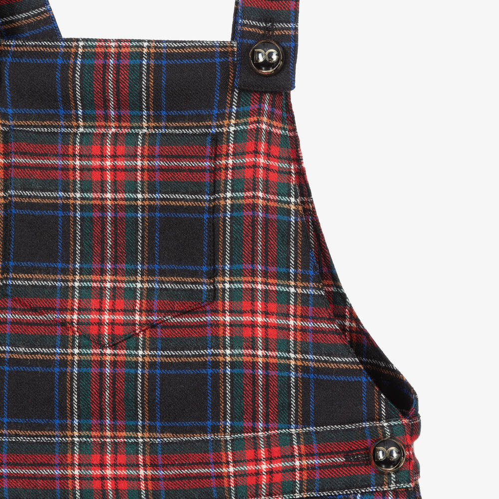 Dolce & Gabbana-Girls Wool Pinafore Dress | Childrensalon Outlet
