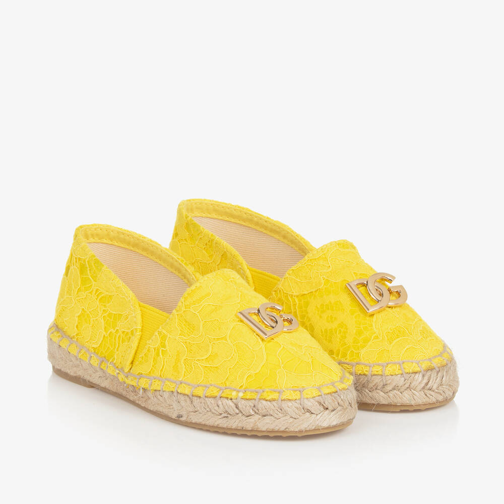 Yellow espadrilles store