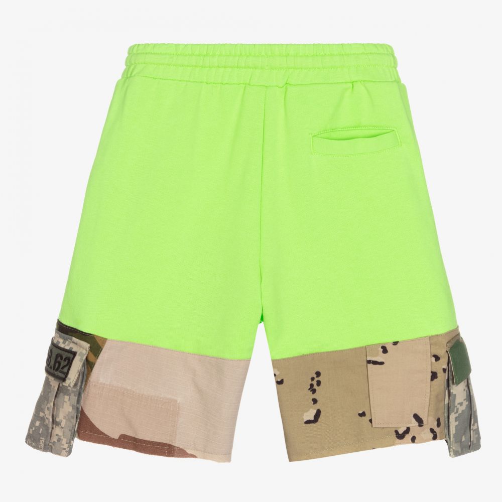 Dolce & Gabbana-Green Camouflage Shorts | Childrensalon Outlet