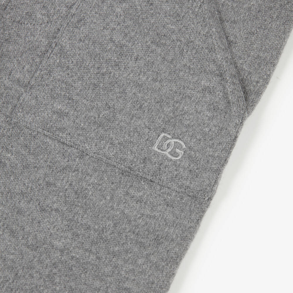 Dolce & Gabbana-Grey Knitted Joggers | Childrensalon Outlet