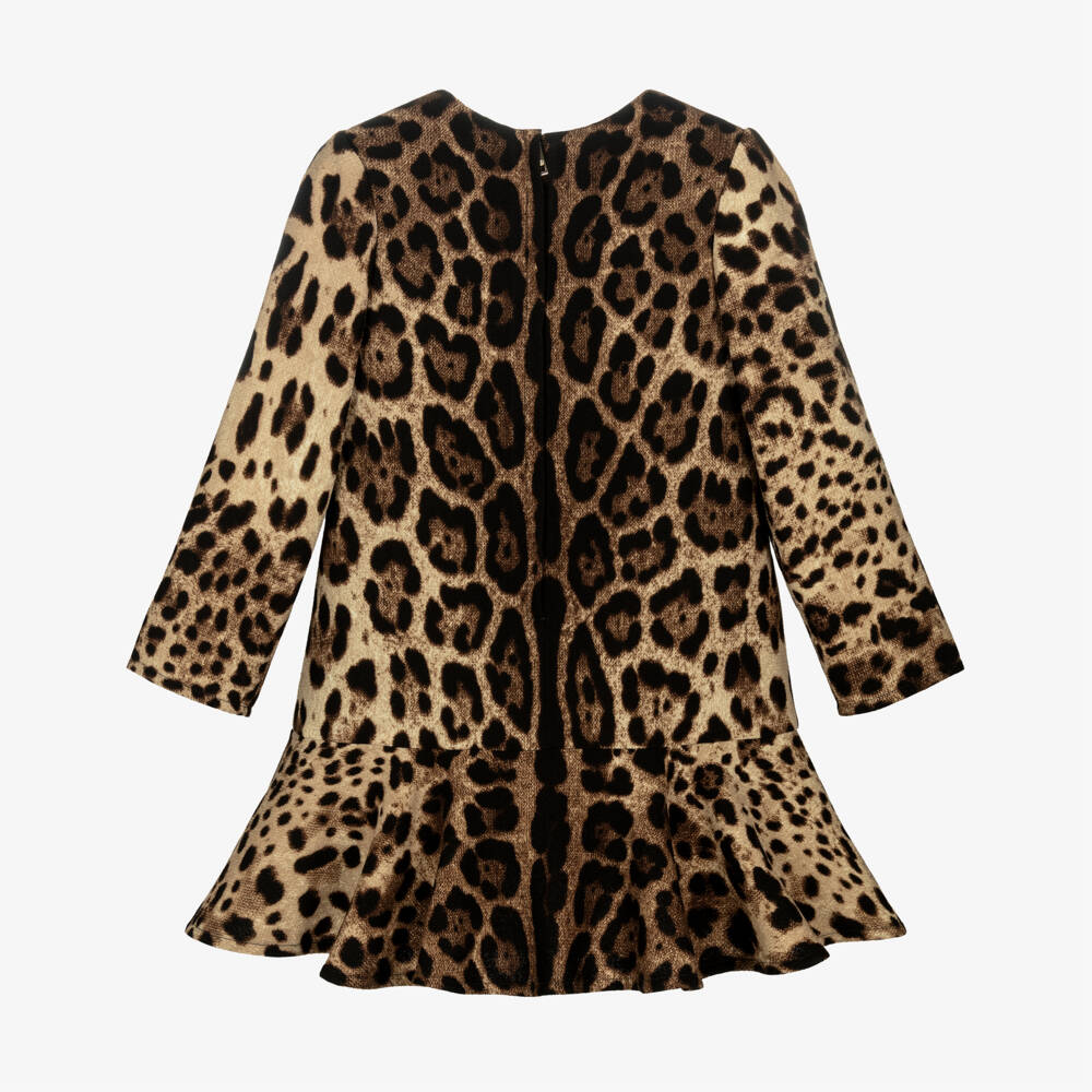 Dolce & Gabbana-Leopard dress | Childrensalon Outlet