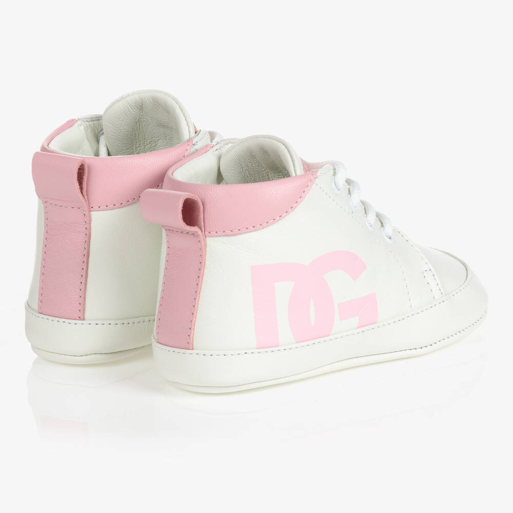 Dolce Gabbana Logo Pre Walker Baby Shoes Childrensalon Outlet
