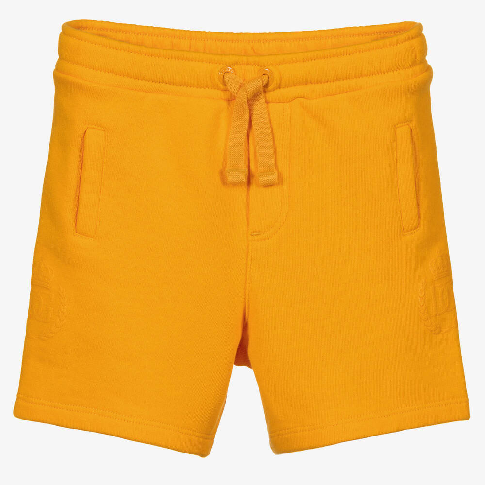 Dolce & Gabbana - Orange Baumwollshorts mit Logo | Childrensalon