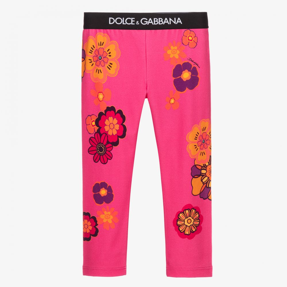 Dolce \u0026 Gabbana - Pink Floral Cotton 