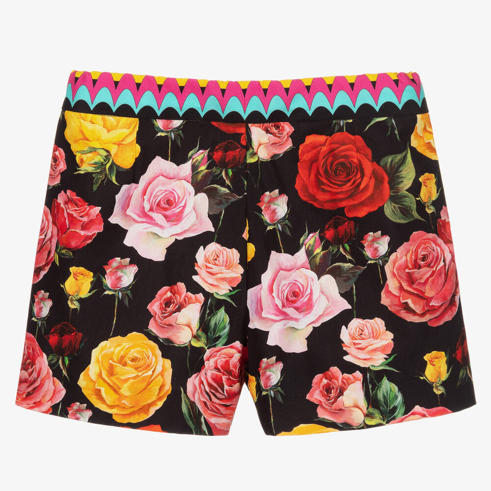 Dolce & Gabbana-Red Cotton Geranium Shorts | Childrensalon Outlet