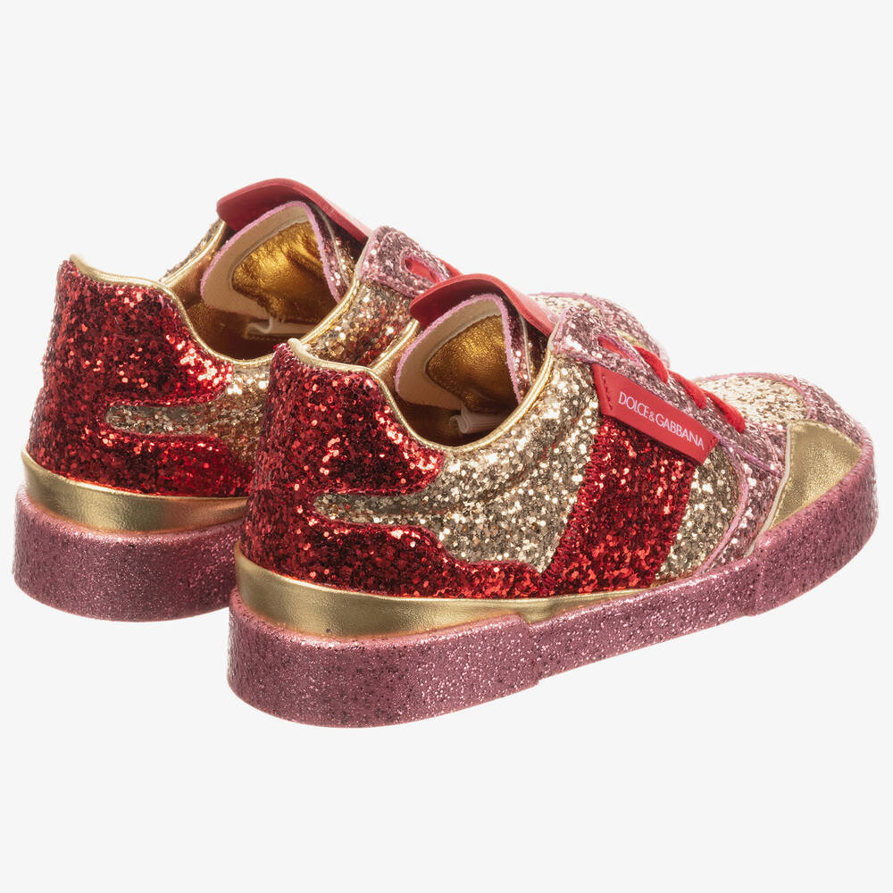 Dolce and gabbana red sparkly shoes store