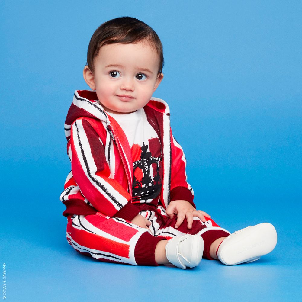 Red \u0026 White Striped Joggers 
