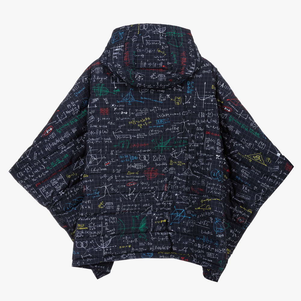 Dolce & Gabbana-Teen Algebra Down Padded Cape | Childrensalon Outlet