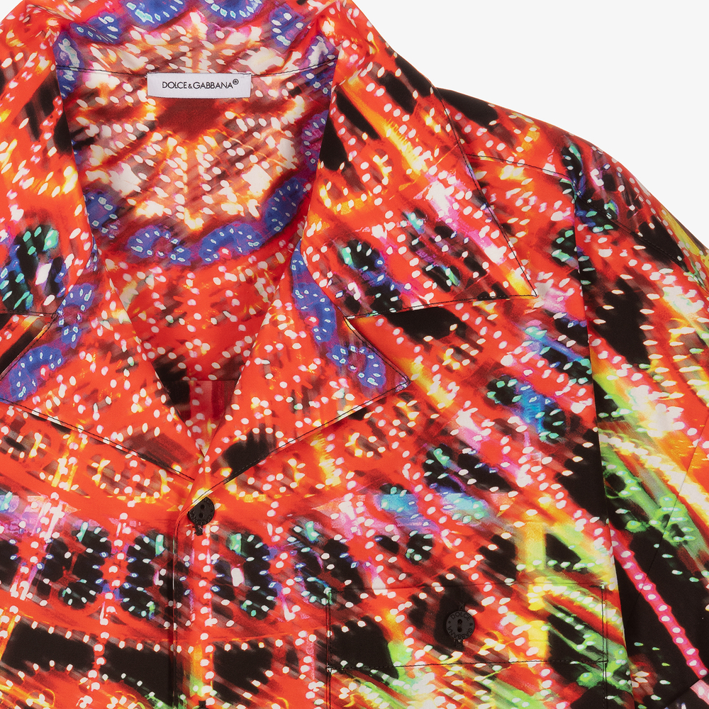 Dolce & Gabbana-Teen Black Illumination Shirt | Childrensalon Outlet