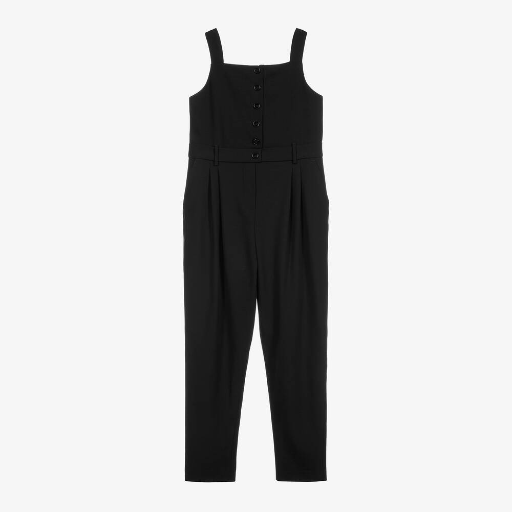 Dolce & Gabbana - Teen Black Wool Jumpsuit | Childrensalon