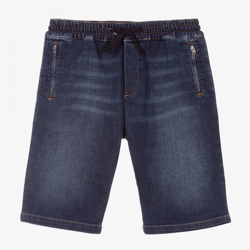 Dolce & Gabbana-Teen Blue Denim Shorts | Childrensalon Outlet
