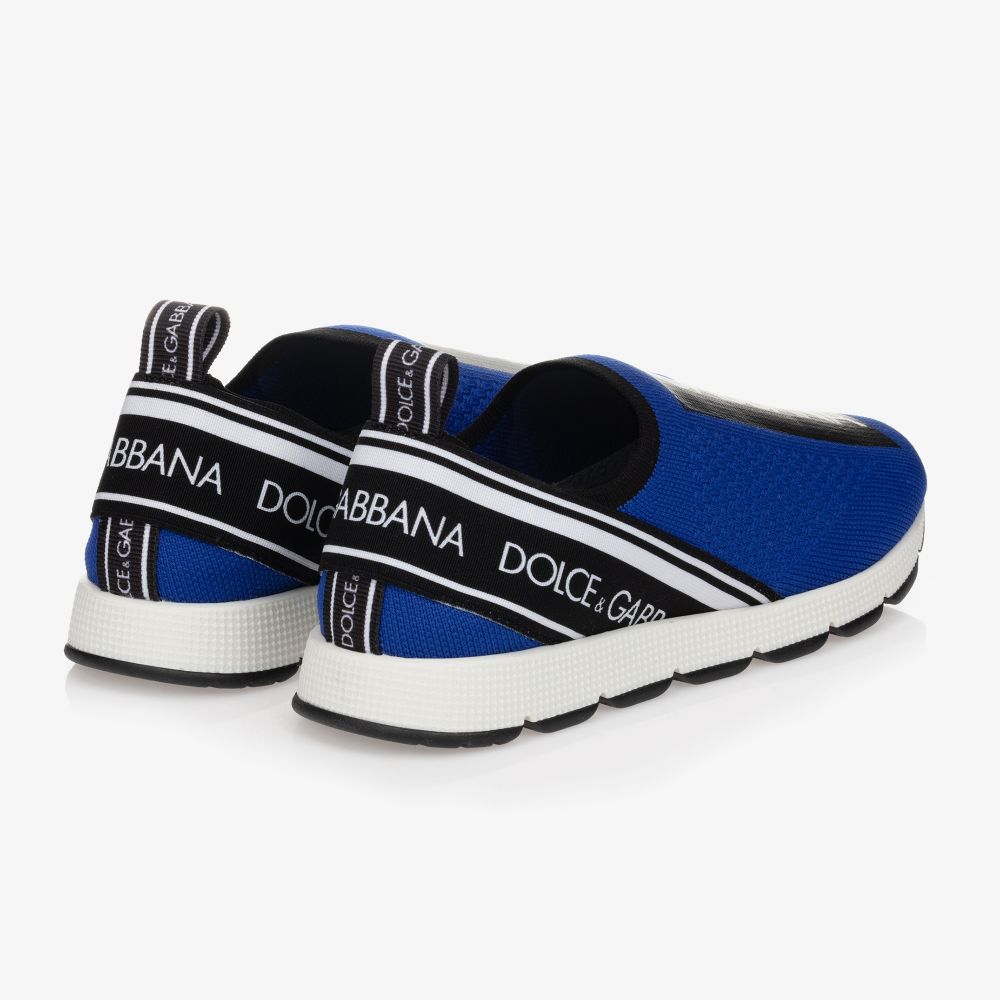 Dolce and gabbana blue trainers store