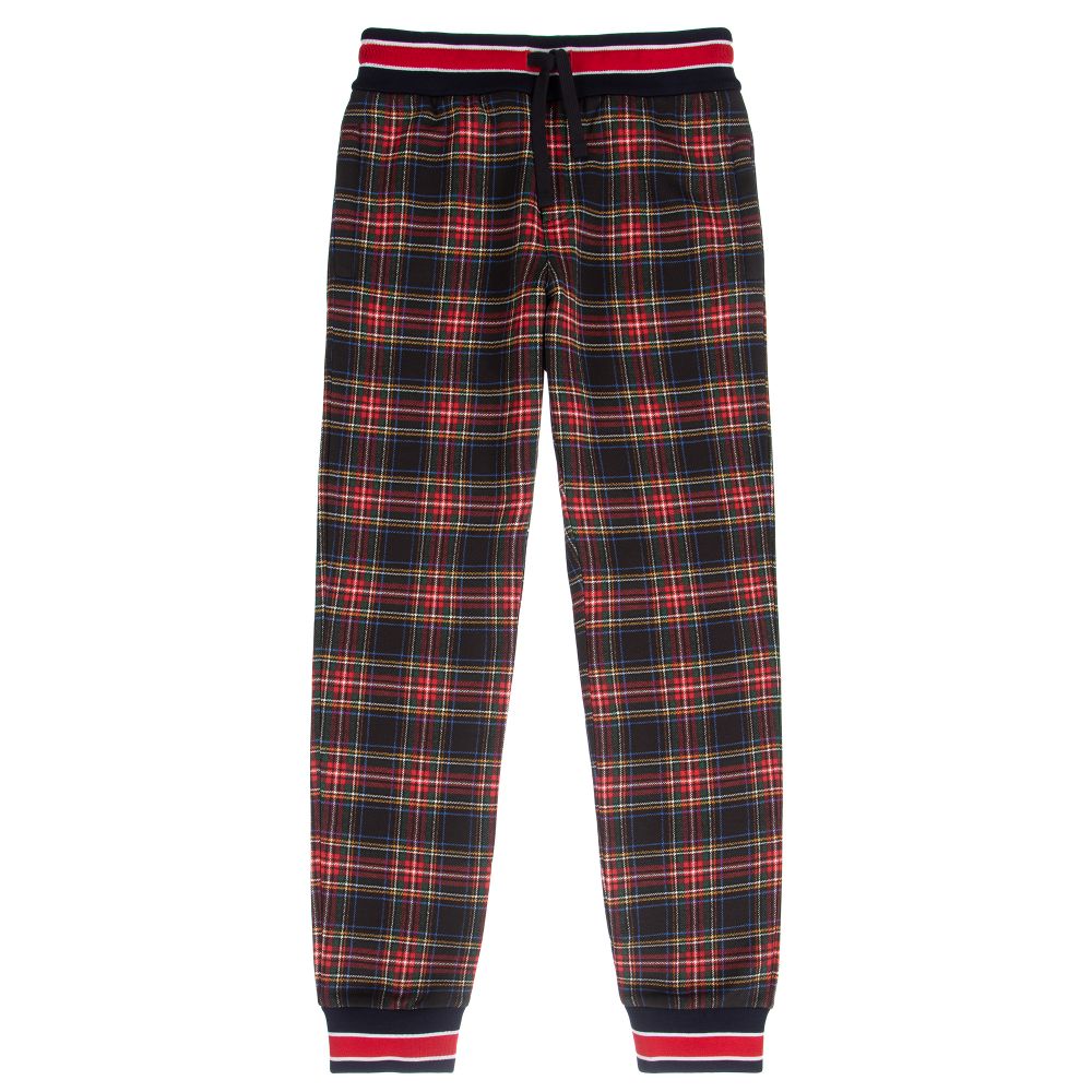 Dolce & Gabbana - Teen Blue & Red Logo Joggers | Childrensalon