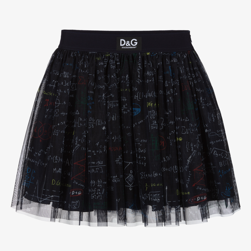 Dolce & Gabbana - Teen Blue Tulle Algebra Skirt | Childrensalon