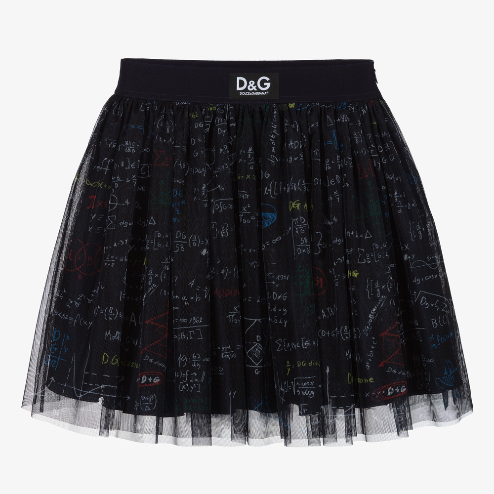 Dolce & Gabbana - Jupe bleue en tulle Algèbre Ado | Childrensalon