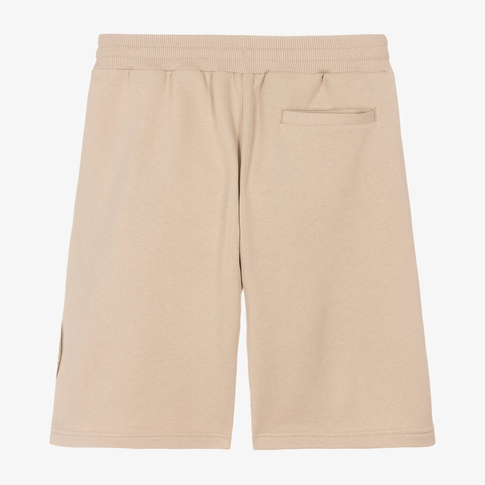 Dolce & Gabbana-Teen Boys Beige Cotton Jersey Coin Shorts | Childrensalon Outlet