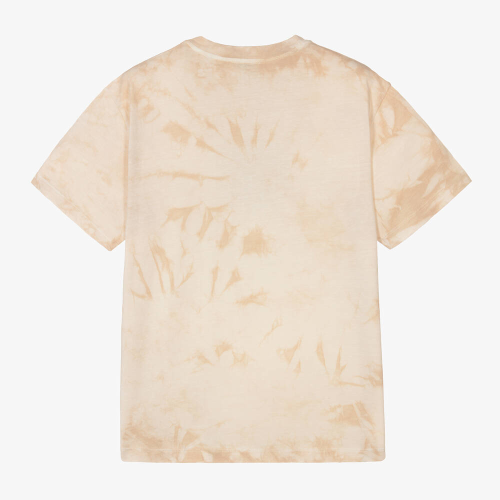 Dolce & Gabbana - Teen Boys Beige Re-Edition Logo T-Shirt