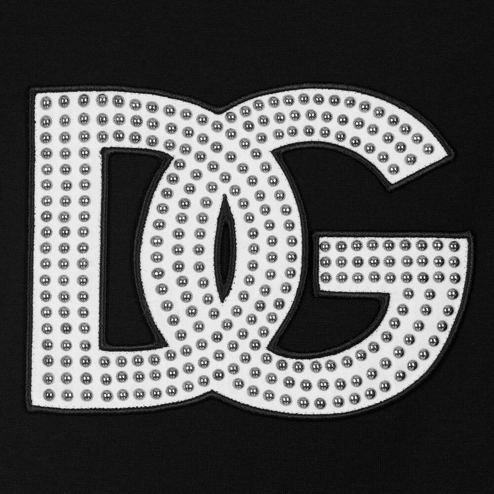 Dolce & Gabbana - Teen Boys Black Logo T-Shirt