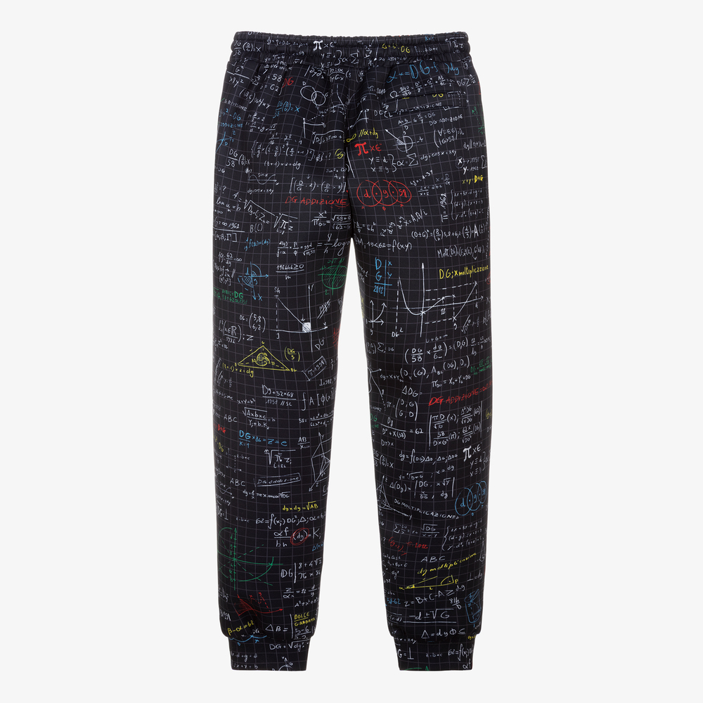 Dolce & Gabbana-Teen Boys Blue Algebra Joggers | Childrensalon Outlet