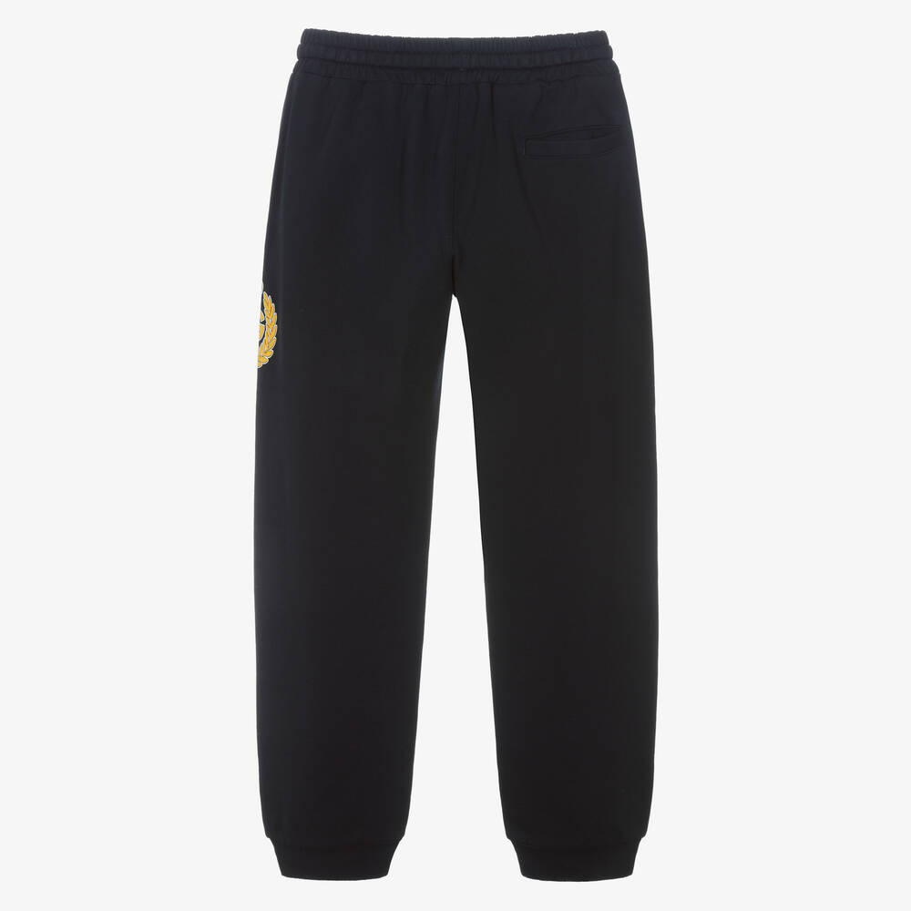 Dolce & Gabbana-Teen Boys Blue Cotton Joggers | Childrensalon Outlet