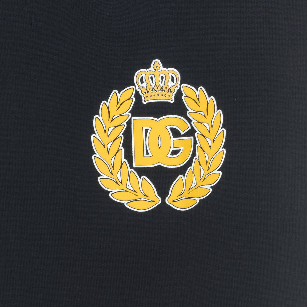 Dolce & Gabbana-Teen Boys Blue Cotton Joggers | Childrensalon Outlet