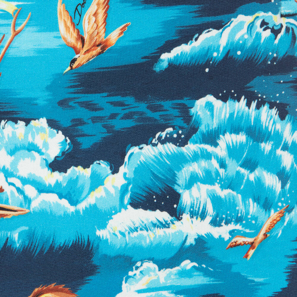 Dolce & Gabbana-Голубые шорты из джерси | Childrensalon Outlet