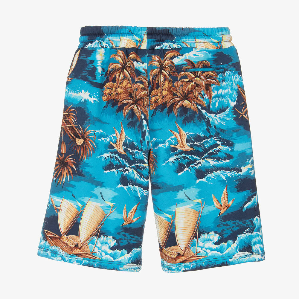 Dolce & Gabbana-Голубые шорты из джерси | Childrensalon Outlet