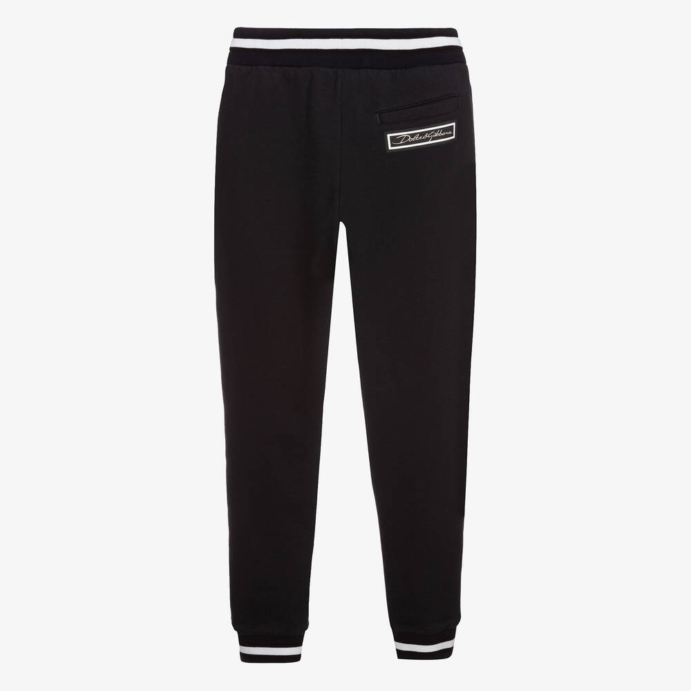 دولتشي آند غابانا-جوغرز تينز ولادي قطن جيرسي لون كحلي | Childrensalon Outlet