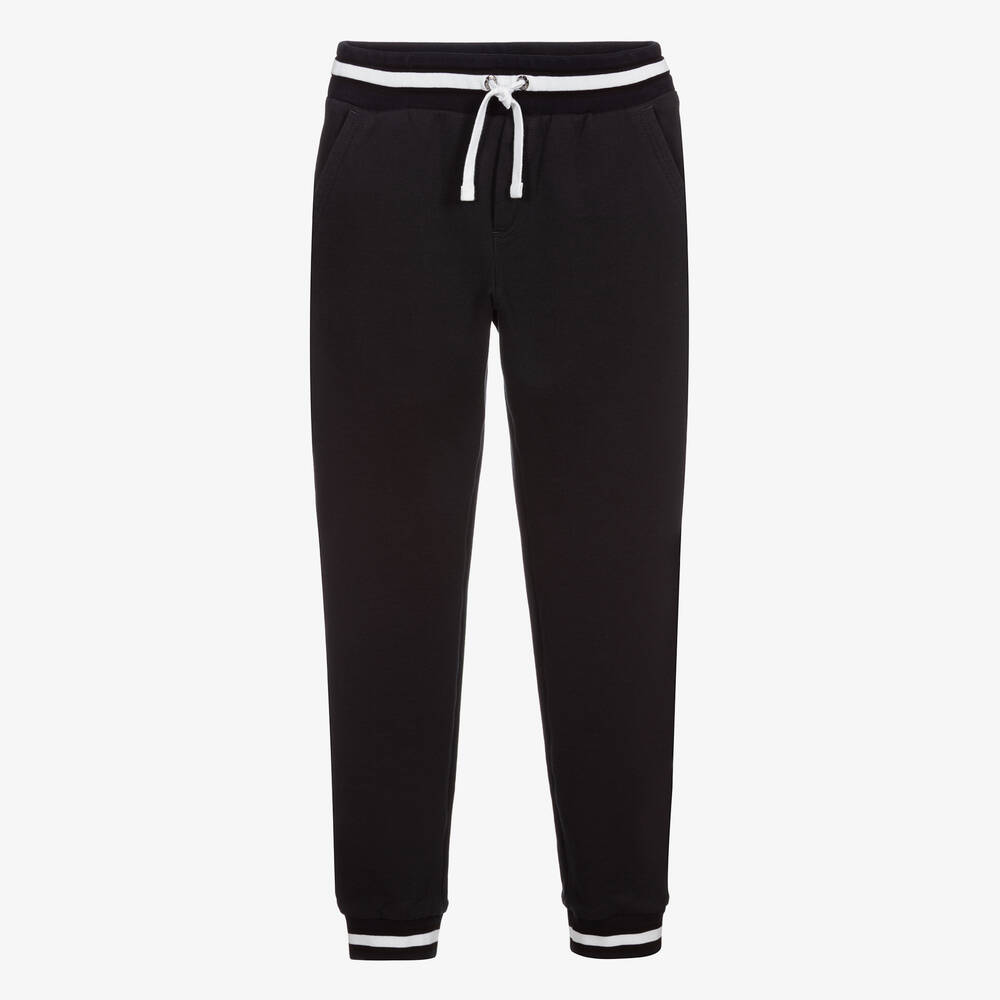 Dolce & Gabbana - Teen Boys Blue Logo Joggers | Childrensalon