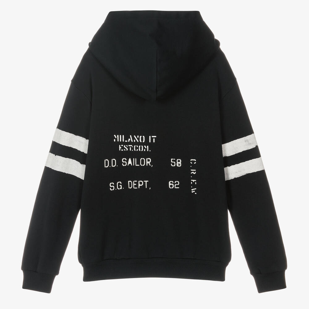 Dolce & Gabbana-Teen Boys Blue Zip-Up Top | Childrensalon Outlet