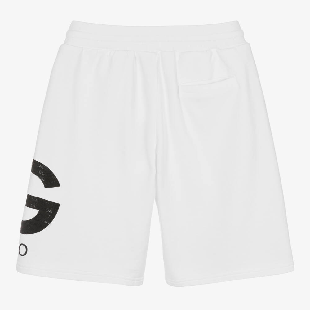Dolce & Gabbana-Teen Boys Cotton Logo Shorts | Childrensalon Outlet