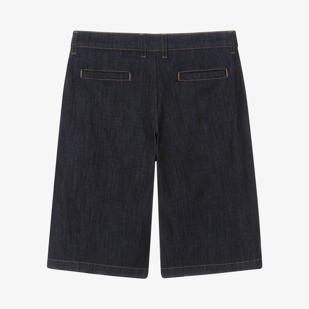 Dolce Gabbana Bermuda bleu fonc ado gar on Childrensalon Outlet